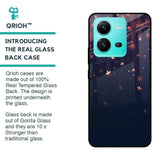 Falling Stars Glass Case For Vivo V25