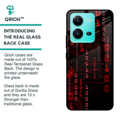 Let's Decode Glass Case For Vivo V25