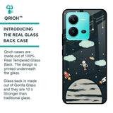 Astronaut Dream Glass Case For Vivo V25