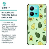 Avocado Green Glass Case For Vivo V25