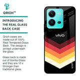 Abstract Arrow Pattern Glass Case For Vivo V25