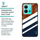 Bold Stripes Glass case for Vivo V25