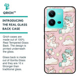 Balloon Unicorn Glass case for Vivo V25