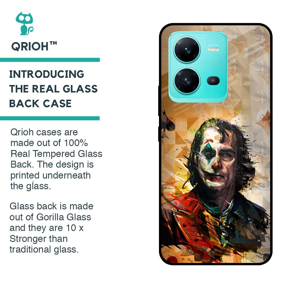 Psycho Villain Glass Case for Vivo V25