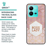 Boss Lady Glass Case for Vivo V25