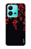 Floral Deco Vivo V25 Back Cover
