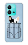 Cute Dog Vivo V25 Back Cover