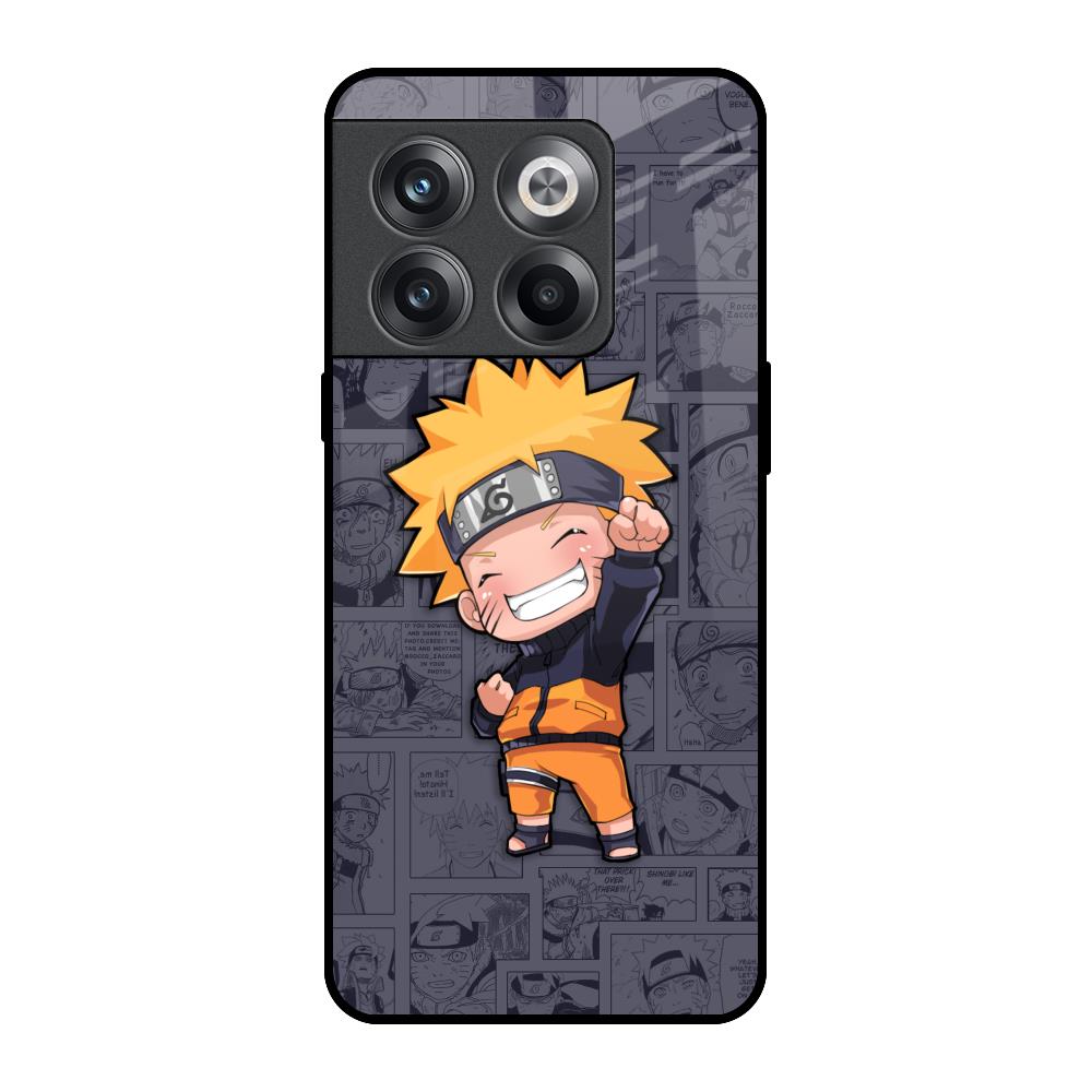 Orange Chubby OnePlus 10T 5G Glass Back Cover Online
