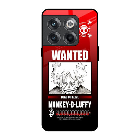 Luffy Wanted OnePlus 10T 5G Glass Back Cover Online