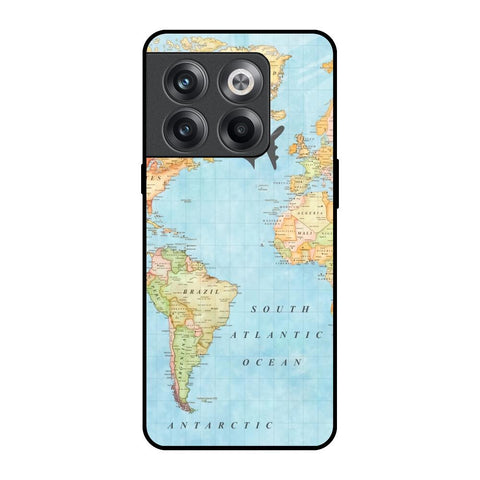 Travel Map OnePlus 10T 5G Glass Back Cover Online