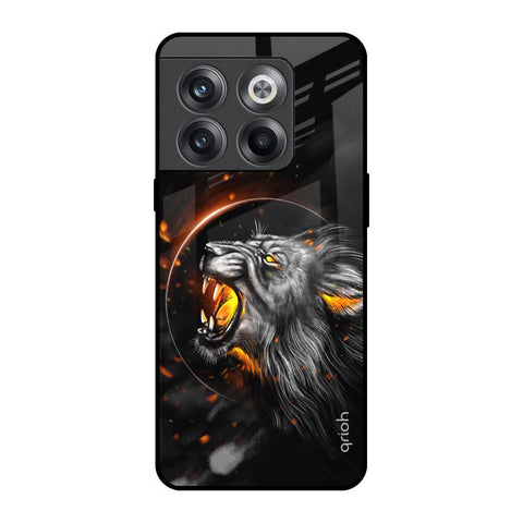 Aggressive Lion OnePlus 10T 5G Glass Back Cover Online