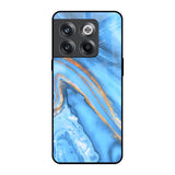 Vibrant Blue Marble OnePlus 10T 5G Glass Back Cover Online
