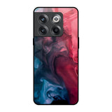 Blue & Red Smoke OnePlus 10T 5G Glass Back Cover Online