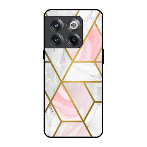 Geometrical Marble OnePlus 10T 5G Glass Back Cover Online