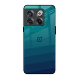 Green Triangle Pattern OnePlus 10T 5G Glass Back Cover Online