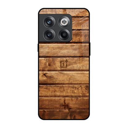 Wooden Planks OnePlus 10T 5G Glass Back Cover Online