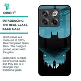 Cyan Bat Glass Case for OnePlus 10T 5G