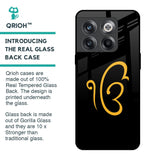 Luxury Fashion Initial Glass Case for OnePlus 10T 5G