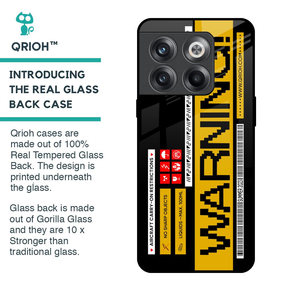 Aircraft Warning Glass Case for OnePlus 10T 5G