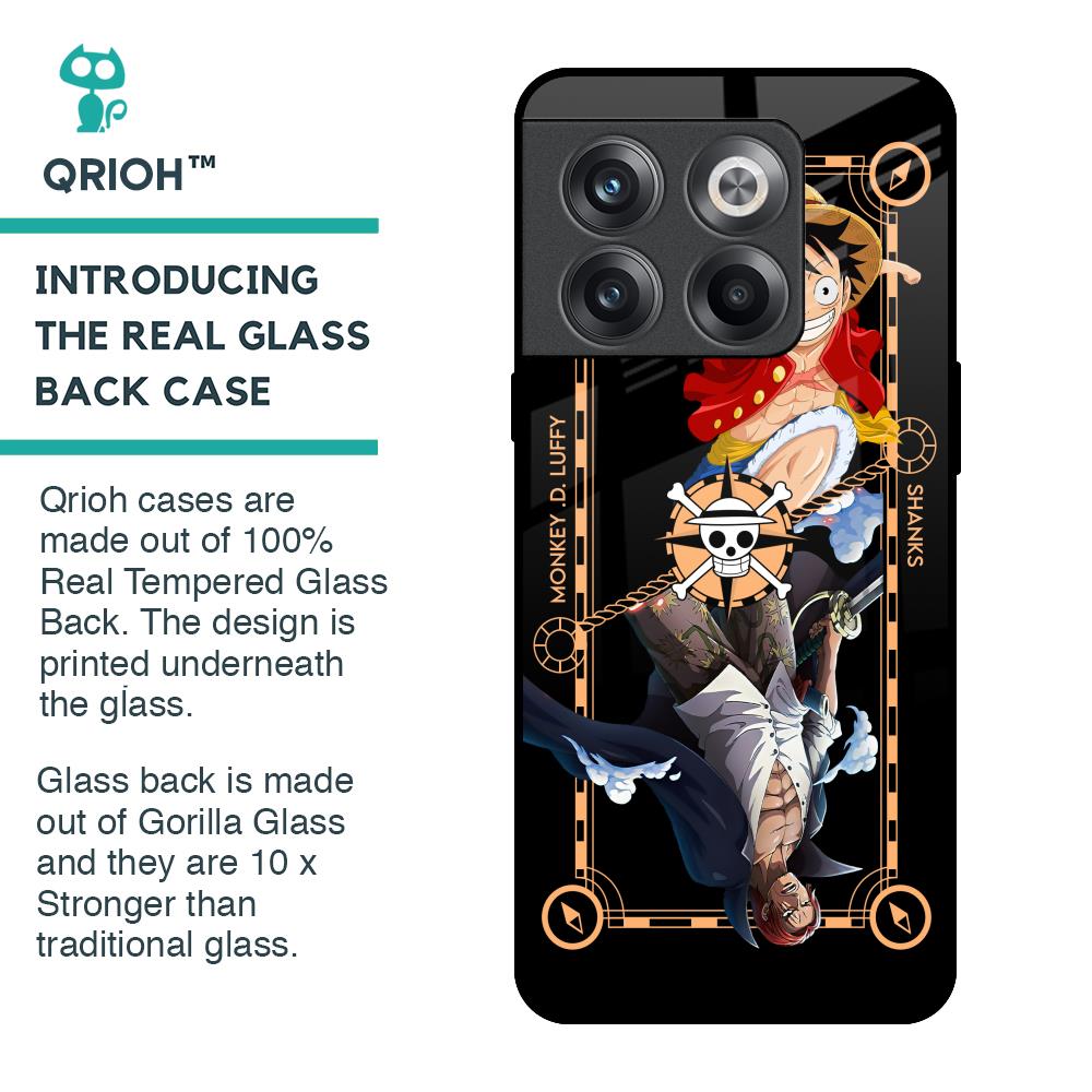 Shanks & Luffy Glass Case for OnePlus 10T 5G