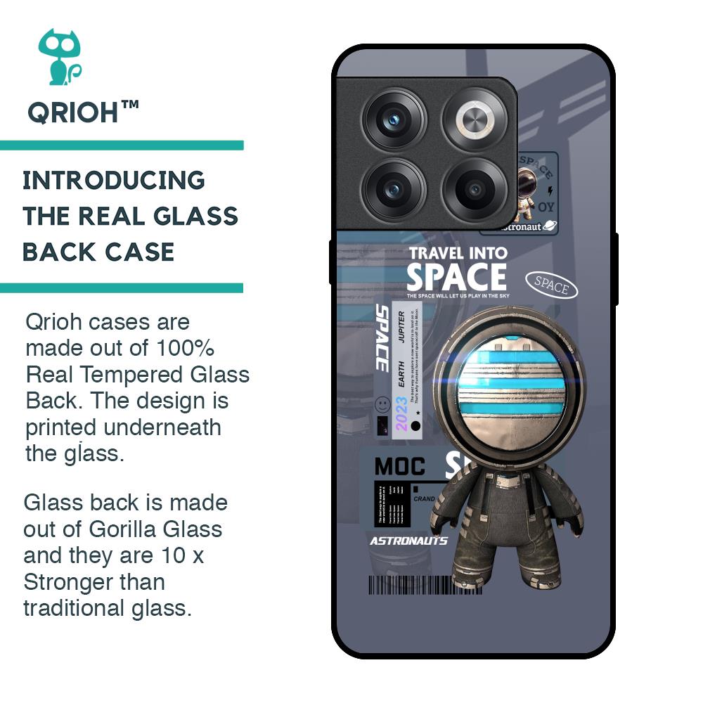 Space Travel Glass Case for OnePlus 10T 5G