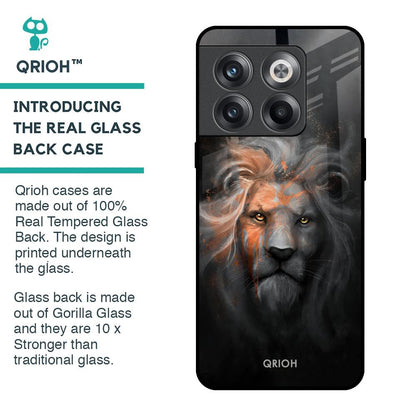 Devil Lion Glass Case for OnePlus 10T 5G