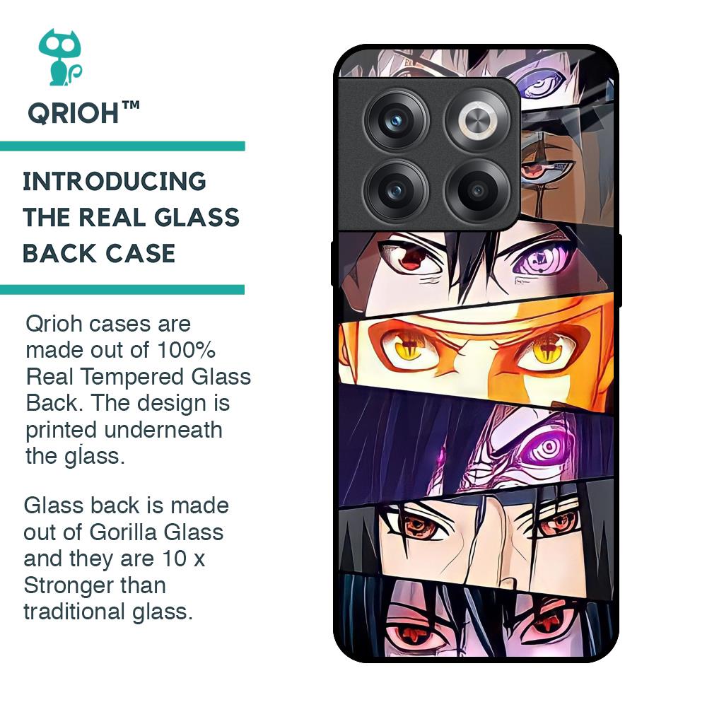 Anime Eyes Glass Case for OnePlus 10T 5G