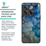 Blue Cool Marble Glass Case for OnePlus 10T 5G