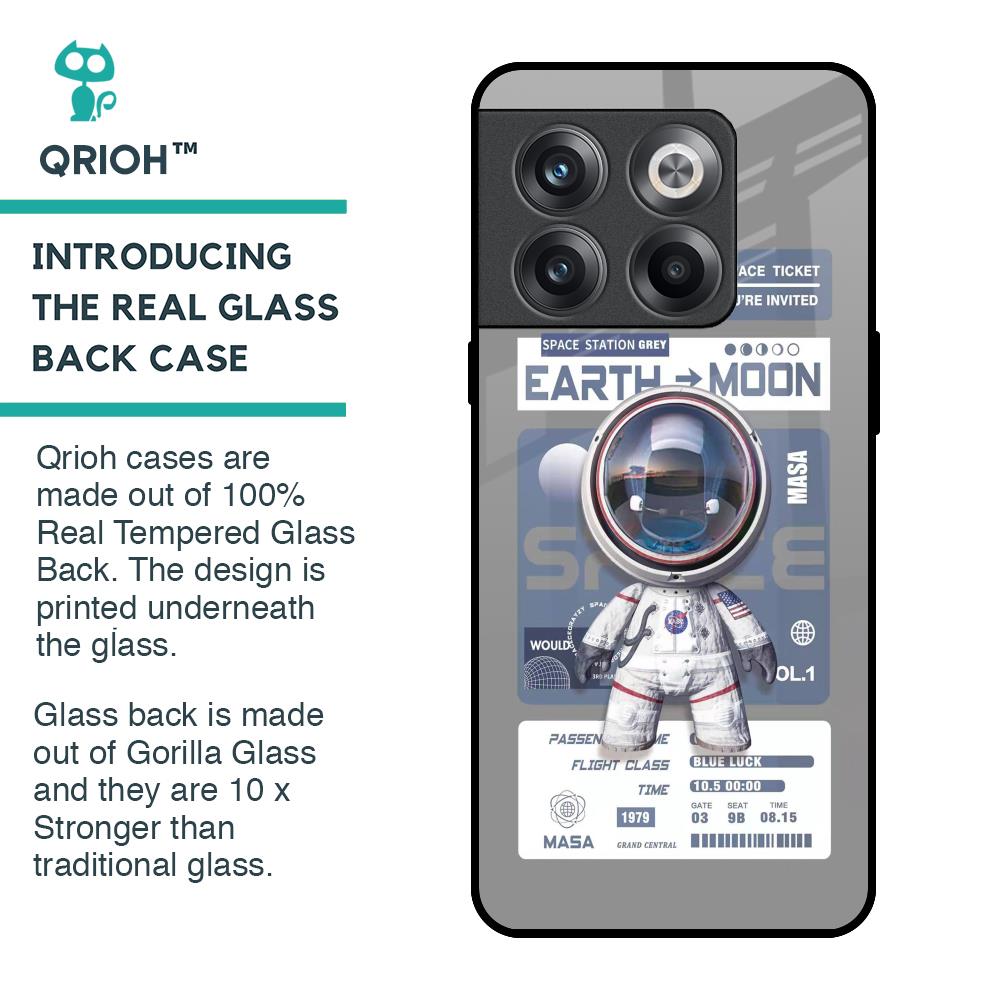 Space Flight Pass Glass Case for OnePlus 10T 5G