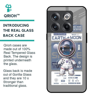 Space Flight Pass Glass Case for OnePlus 10T 5G