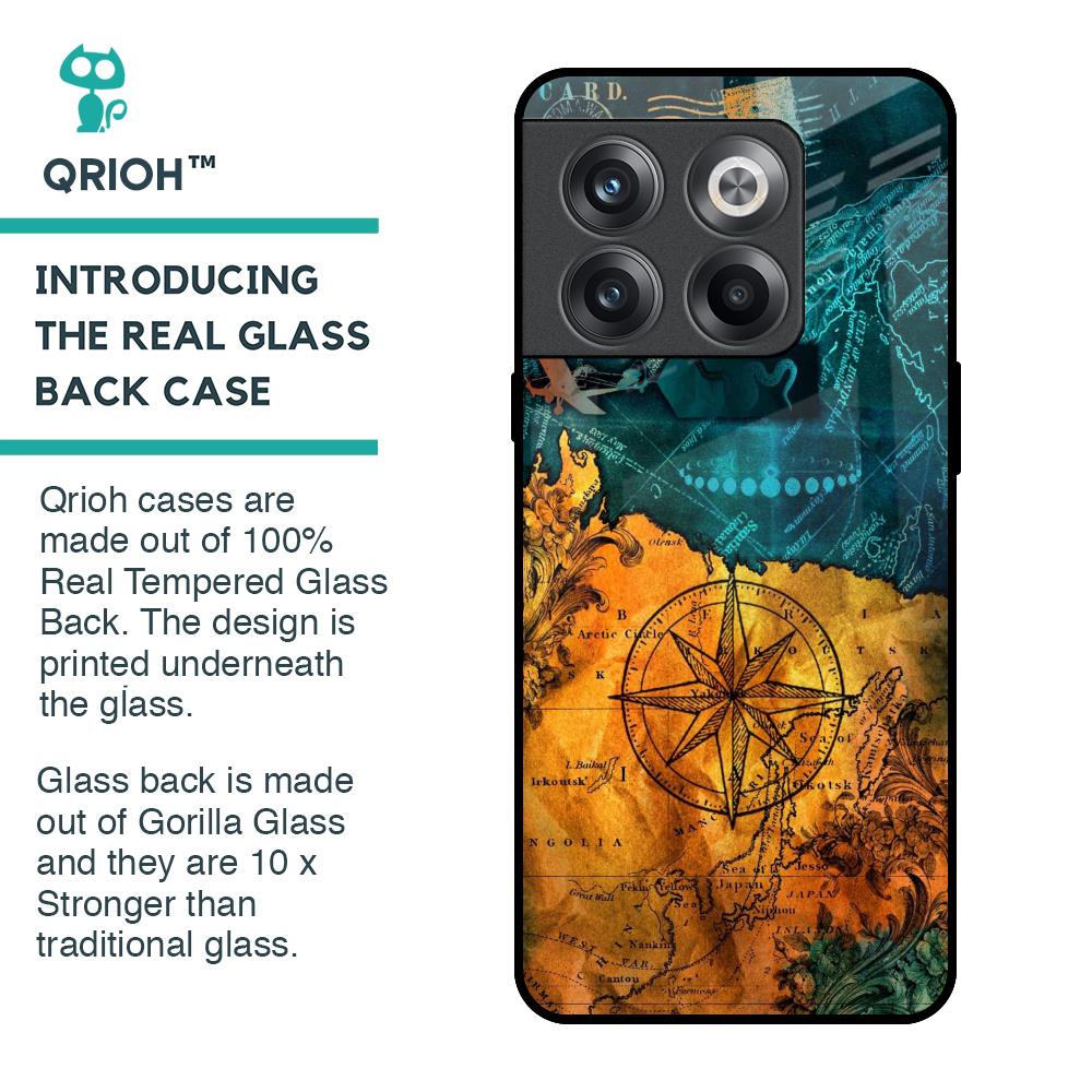 Architecture Map Glass Case for OnePlus 10T 5G