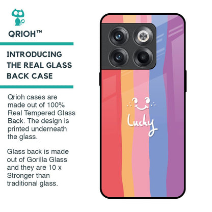Lucky Abstract Glass Case for OnePlus 10T 5G