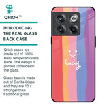 Lucky Abstract Glass Case for OnePlus 10T 5G