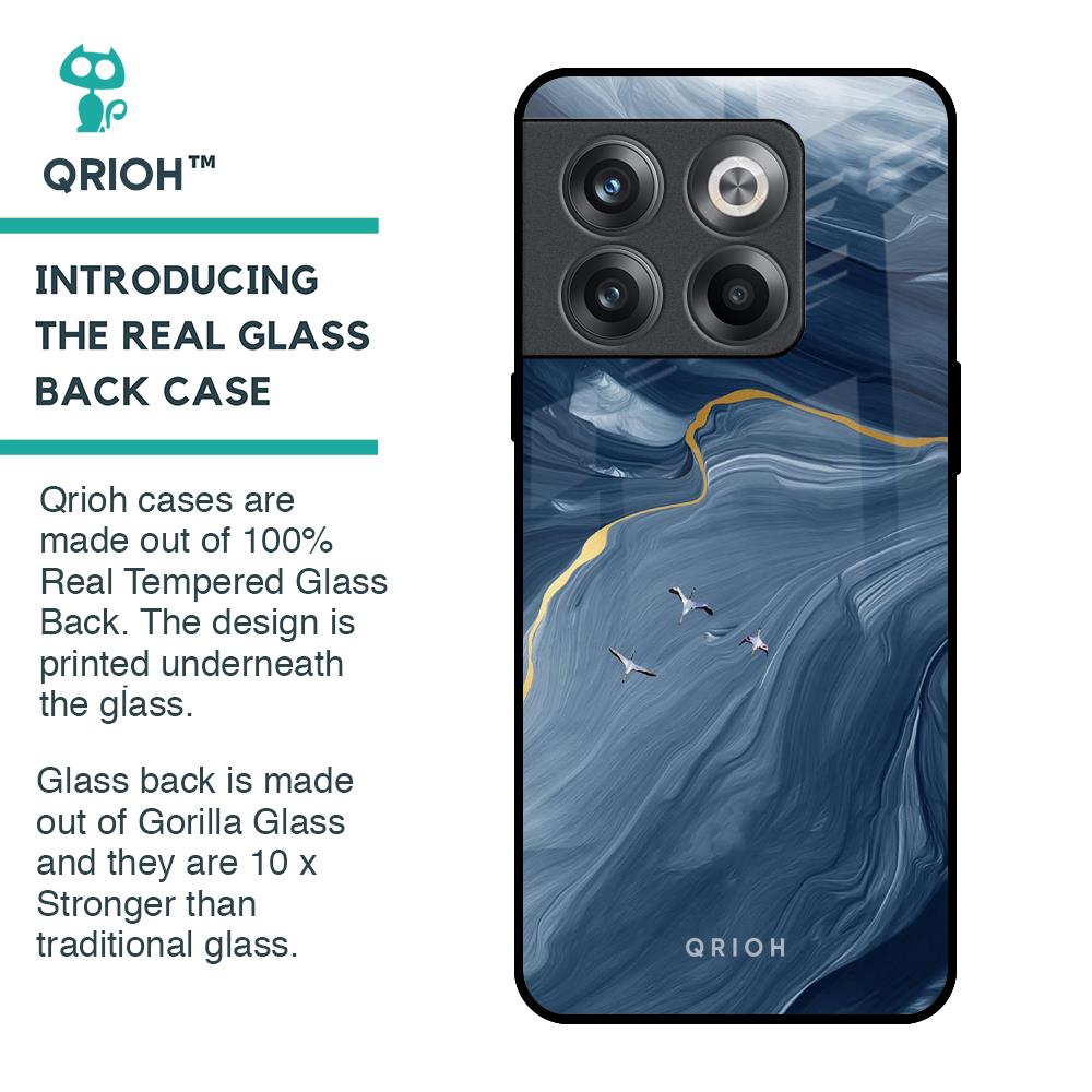 Deep Ocean Marble Glass Case for OnePlus 10T 5G