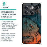 Geographical Map Glass Case for OnePlus 10T 5G