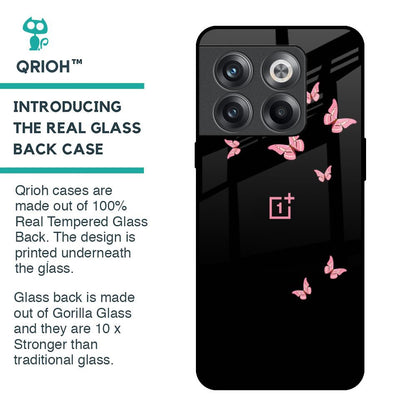 Fly Butterfly Glass Case for OnePlus 10T 5G