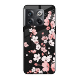 Black Cherry Blossom OnePlus 10T 5G Glass Cases & Covers Online