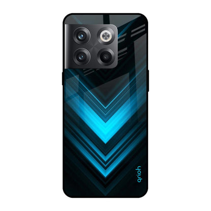 Vertical Blue Arrow OnePlus 10T 5G Glass Cases & Covers Online