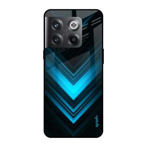 Vertical Blue Arrow OnePlus 10T 5G Glass Cases & Covers Online