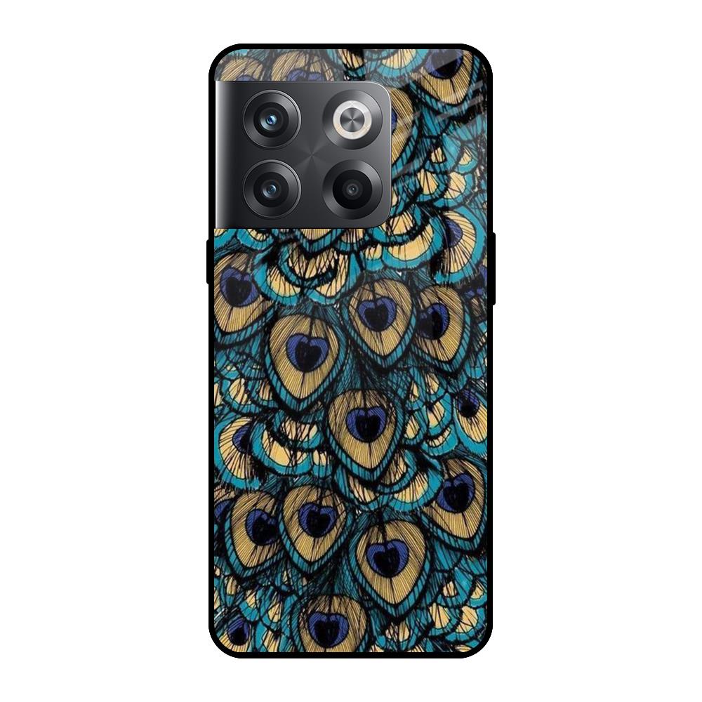 Peacock Feathers OnePlus 10T 5G Glass Cases & Covers Online