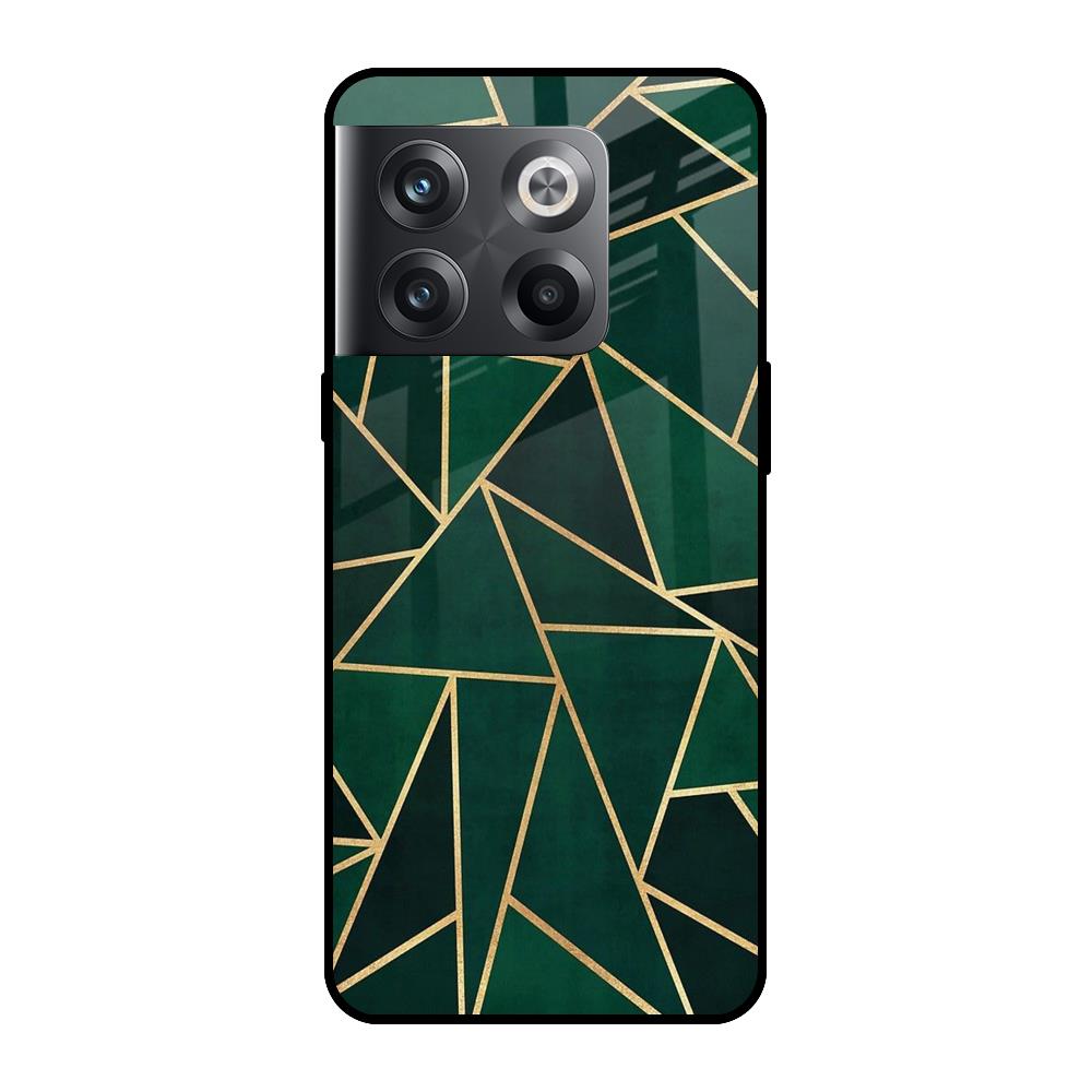 Abstract Green OnePlus 10T 5G Glass Cases & Covers Online
