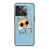 Adorable Cute Kitty OnePlus 10T 5G Glass Cases & Covers Online