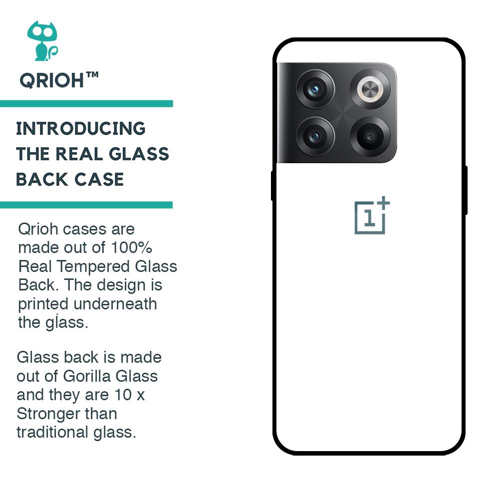 Arctic White Glass Case for OnePlus 10T 5G