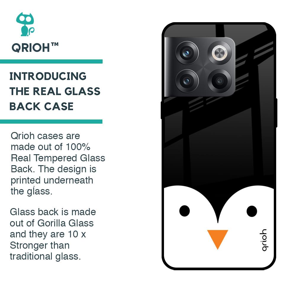 Cute Penguin Glass Case for OnePlus 10T 5G