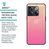 Pastel Pink Gradient Glass Case For OnePlus 10T 5G