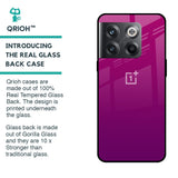 Magenta Gradient Glass Case For OnePlus 10T 5G