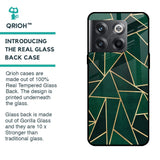 Abstract Green Glass Case For OnePlus 10T 5G