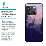 Deer In Night Glass Case For OnePlus 10T 5G