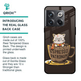 Tea With Kitty Glass Case For OnePlus 10T 5G