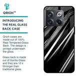 Black & Grey Gradient Glass Case For OnePlus 10T 5G
